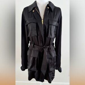 Ramy Brook New York Trench Coat Dress size Small